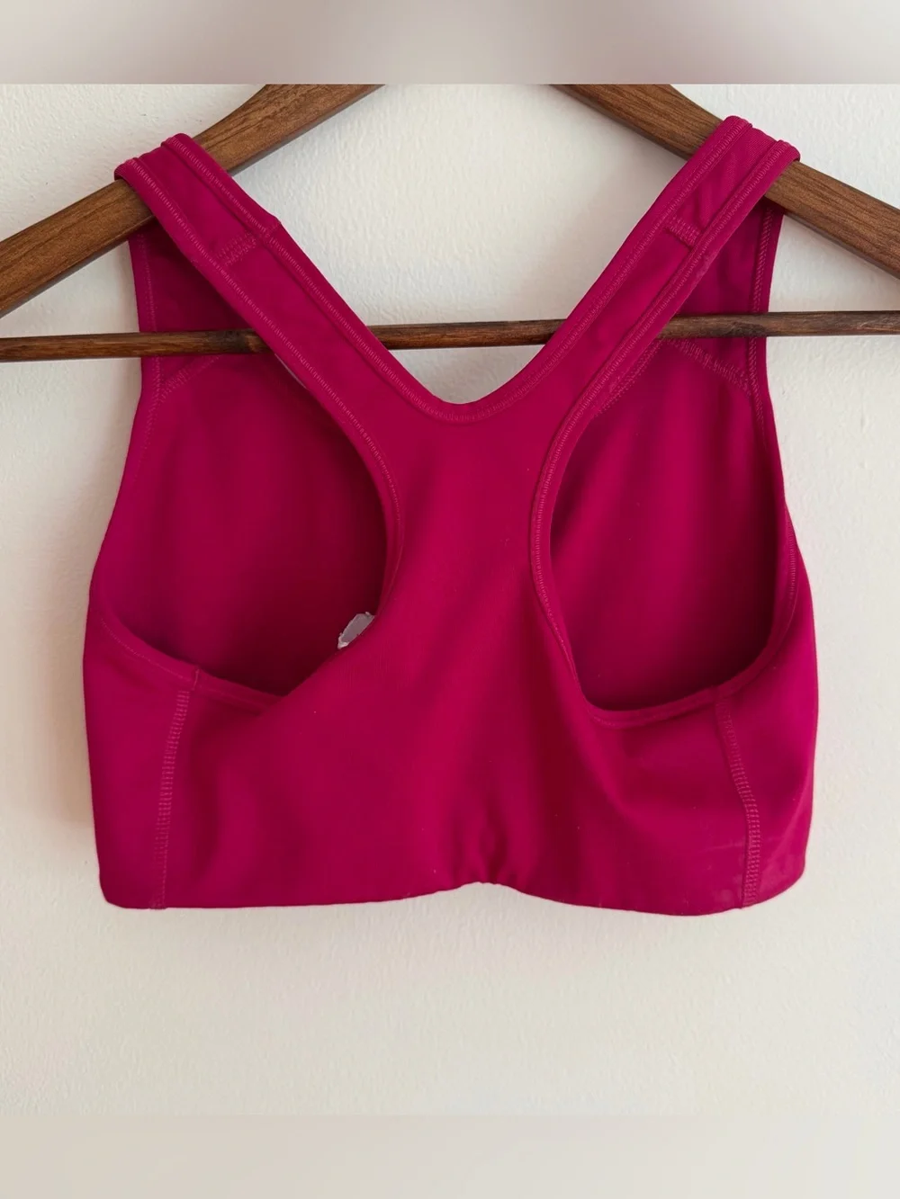 Nike Dri-FIT Pro Classic Sports Bra Magenta Pink Coral Swoosh Racerback Medium M